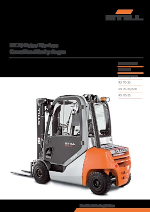 Čelní vysokozdvižné dieselové vozíky Still RX 70-30