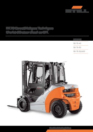 Čelní vysokozdvižné dieselové vozíky Still RX 70-50/600