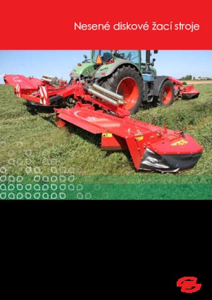 Čelní diskové žací lišty s kondicionérem Kongskilde GXF 3605 P