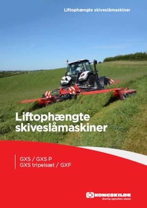 Čelní diskové žací lišty s kondicionérem Kongskilde GXF 3605 P