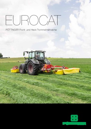 Čelní bubnové žací lišty s kondicionérem Pöttinger EuroCat 311 Alpha Motion Plus ED Pro