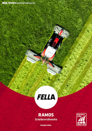 Čelní diskové žací lišty s kondicionérem Fella Ramos 3160 FP-KC