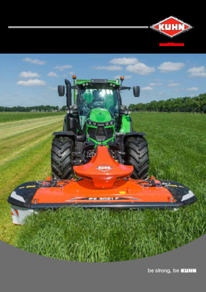 Žací lišty s kondicionérem Kuhn TC 320