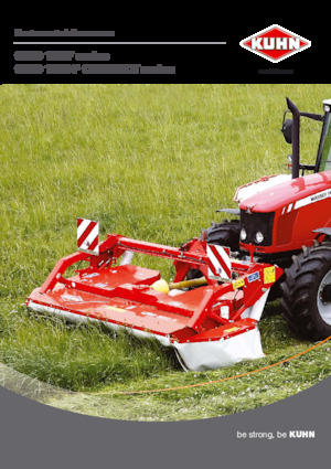 Čelní diskové žací lišty bez kondicionéru Kuhn GMD 702 F