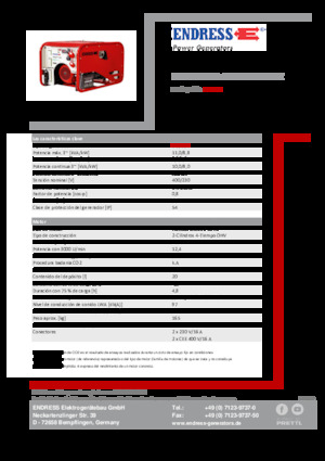 Benzínové elektrocentrály Endress ESE 1006 DHG-GT ES ISO Duplex