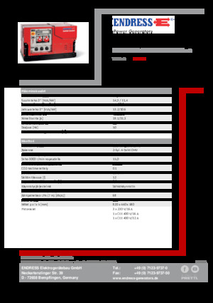 Benzínové elektrocentrály Endress ESE 1308 DBG ES ISO Duplex Silent