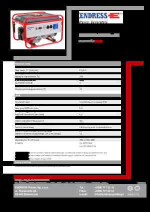 Benzínové elektrocentrály Endress ESE 606 HS-GT ES