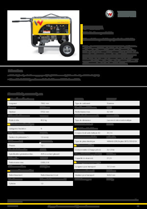 Benzínové elektrocentrály Wacker Neuson GP5600A
