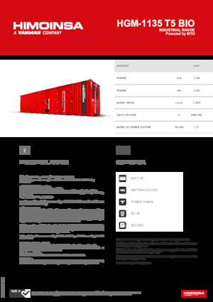 Benzínové elektrocentrály HIMOINSA HGM-1135 T5 BIO