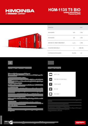 Benzínové elektrocentrály HIMOINSA HGM-1135 T5 BIO