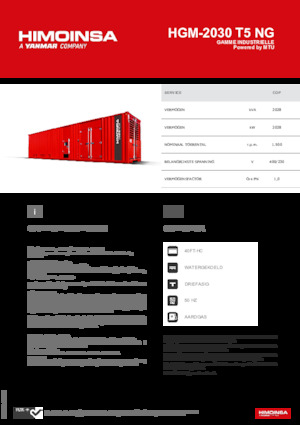 Benzínové elektrocentrály HIMOINSA HGM-2030 T5 NG