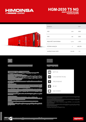 Benzínové elektrocentrály HIMOINSA HGM-2030 T5 NG
