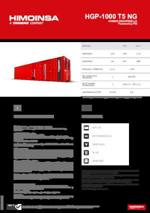 Benzínové elektrocentrály HIMOINSA HGP-1000 T5 NG