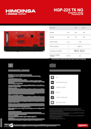 Benzínové elektrocentrály HIMOINSA HGP-225 T6 NG