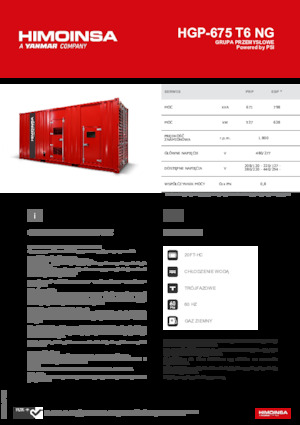Benzínové elektrocentrály HIMOINSA HGP-675 T6 NG