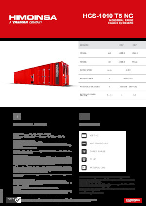 Benzínové elektrocentrály HIMOINSA HGS-1010 T5 NG