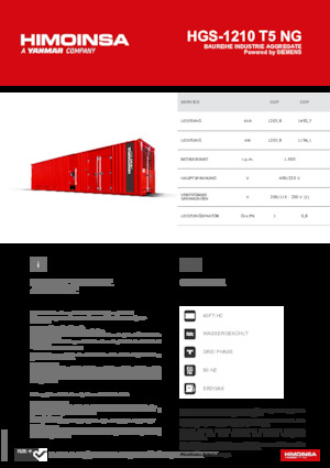 Benzínové elektrocentrály HIMOINSA HGS-1210 T5 NG