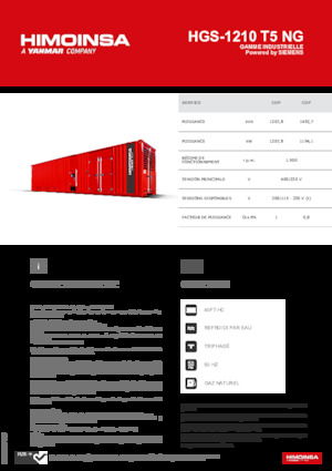 Benzínové elektrocentrály HIMOINSA HGS-1210 T5 NG