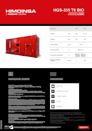 Benzínové elektrocentrály HIMOINSA HGS-335 T6 BIO