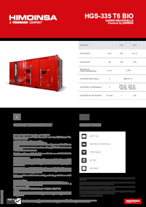 Benzínové elektrocentrály HIMOINSA HGS-335 T6 BIO