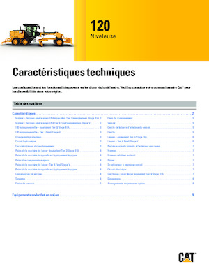 Grejdry Caterpillar 120