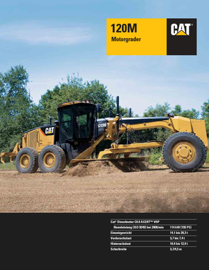 Grejdry Caterpillar 120M2