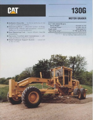Grejdry Caterpillar 130G