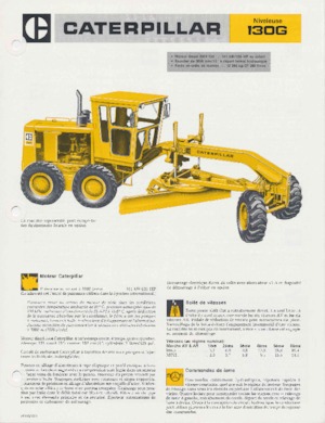Grejdry Caterpillar 130G