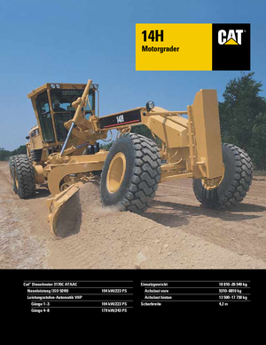 Grejdry Caterpillar 14H