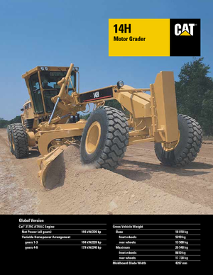 Grejdry Caterpillar 14H