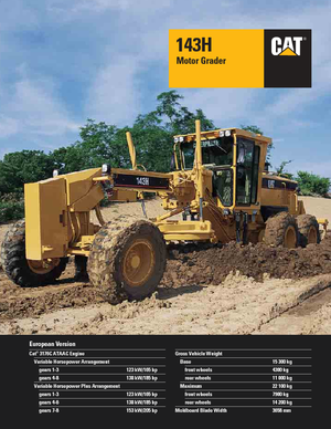 Grejdry Caterpillar 143H