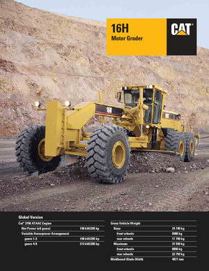 Grejdry Caterpillar 16H