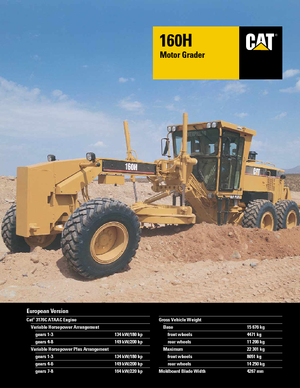 Grejdry Caterpillar 160H