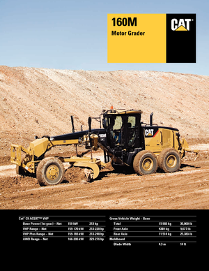 Grejdry Caterpillar 160M