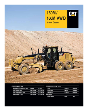 Grejdry Caterpillar 160M