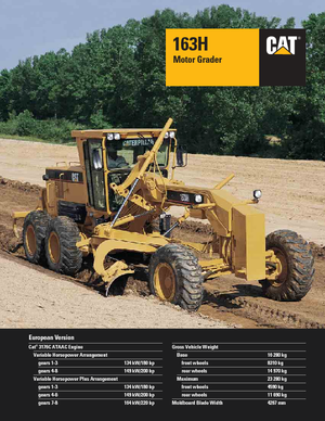 Grejdry Caterpillar 163H