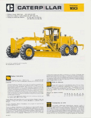 Grejdry Caterpillar 16G