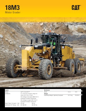 Grejdry Caterpillar 18M3