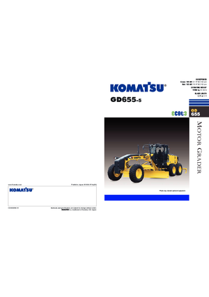 Grejdry Komatsu GD655-5