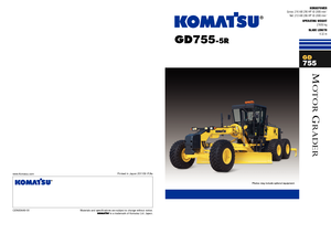 Grejdry Komatsu GD755-5 R