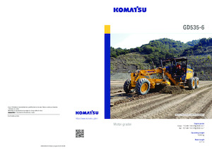 Grejdry Komatsu GD535-6