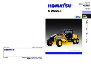 Grejdry Komatsu GD555-5
