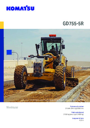 Grejdry Komatsu GD555-5