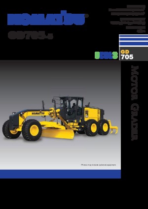 Grejdry Komatsu GD705-5