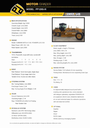 Grejdry PowerPlus PP120G-IX