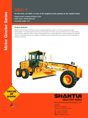 Grejdry Shantui SG21-3