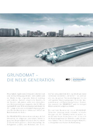 Zemní protlačovací rakety TRACTO-Technik Grundomat 130 P