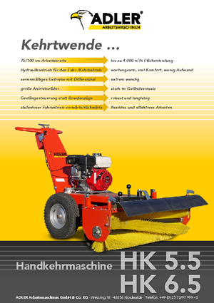 Ruční zametače Adler HK 5.5