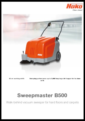 Ruční zametače Hako Sweepmaster B 800