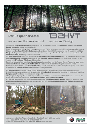 Harvestory Neuson-Ecotec 132 HVT